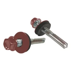 Саморез усиленный окрашенный по металлу 5.5х32 RAL 3009 (Польша) - купить Харьков