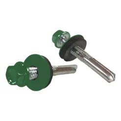 Саморіз посилений по металу пофарбований 5.5х32 RAL 6002 (Польща) - купити Харків