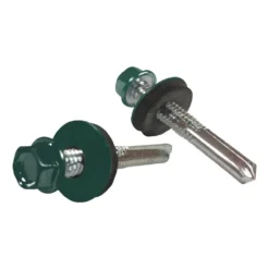 Саморіз посилений по металу пофарбований 5.5х32 RAL 6005 (Польща) - купити Харків