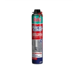 Пена напыляемая проффесиональная Akfix THERмCOAT 850мл  930гр жидкий пенопласт - купить Харьков