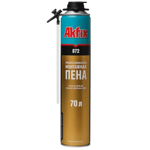 Пена проффесиональная Akfix 872 SUPER MEGA 70л 850мл / 1035гр - купить Харьков